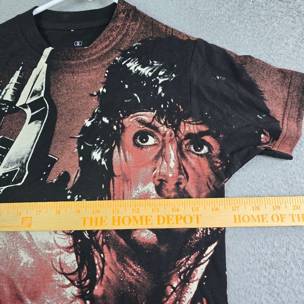 Ripple Junction Rambo T-Shirt Men's S (XS Actual) Big Graphic Retro Sly Stallone - Picture 5 of 7